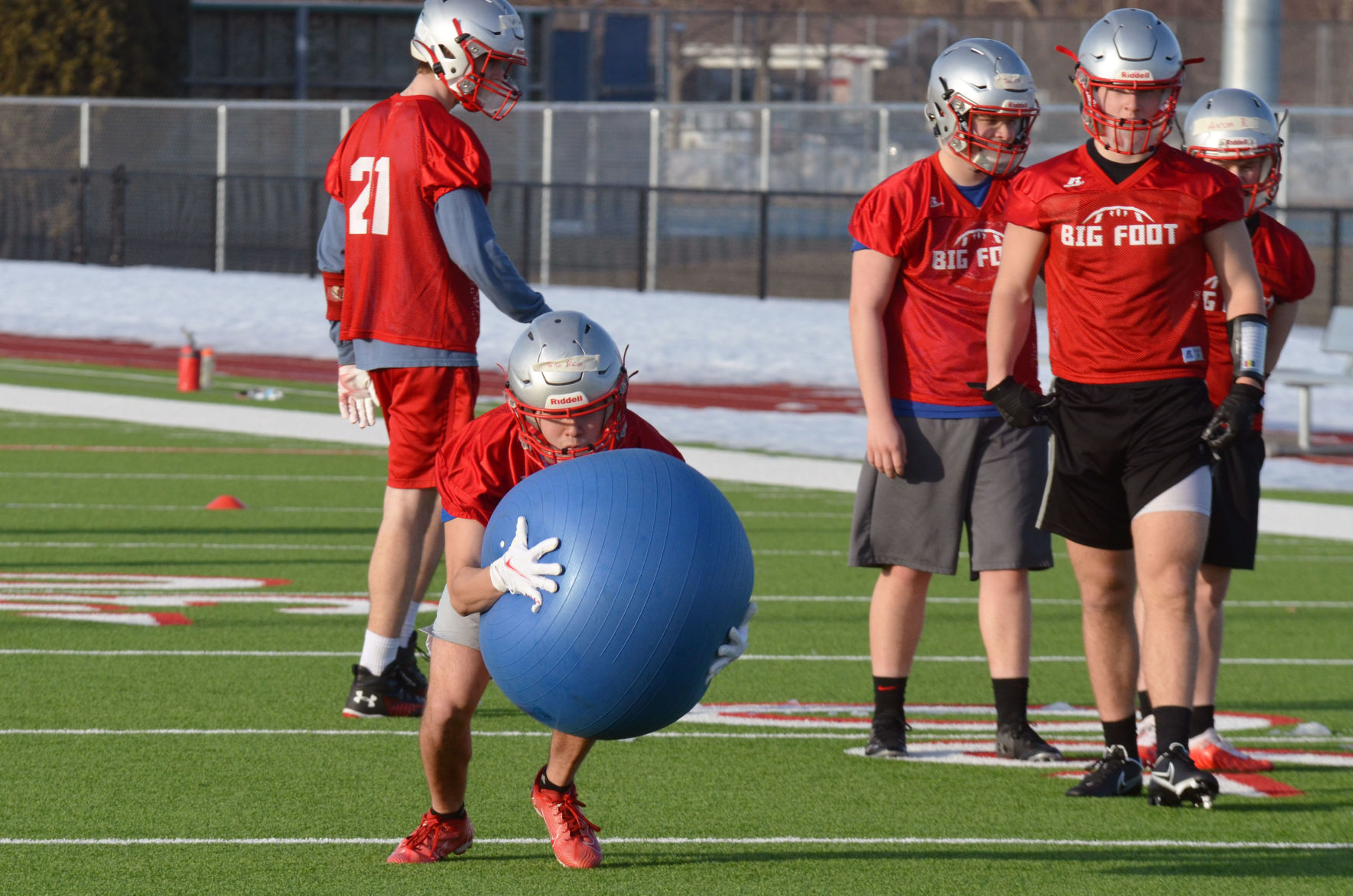 Tackling ball